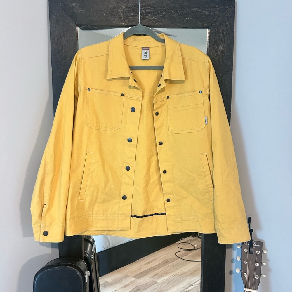 Yellow women’s stio canvas jacket